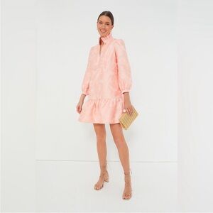 NWT Tuckernuck Pink Champagne Fil Coup Palmerston Dress
